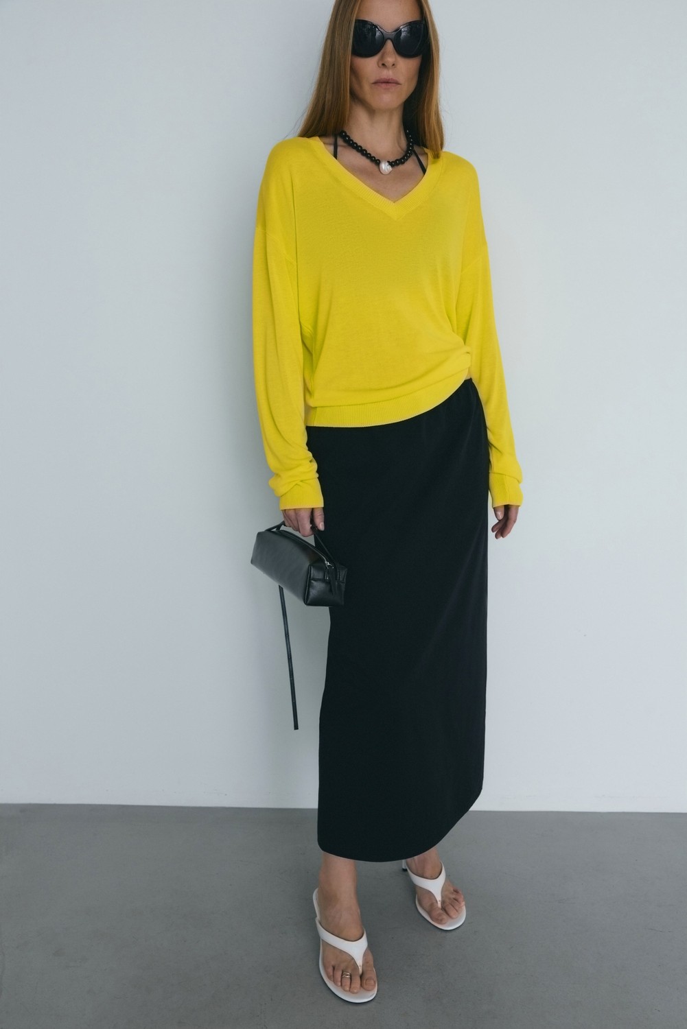 Suud Collection Taş Nora Yıkamalı Gabardin Etek görsel 3