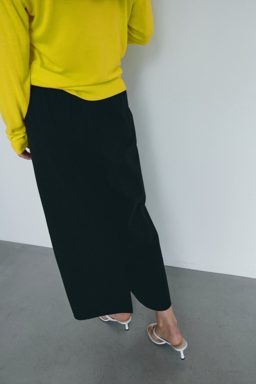 Suud Collection Taş Nora Yıkamalı Gabardin Etek görsel 6