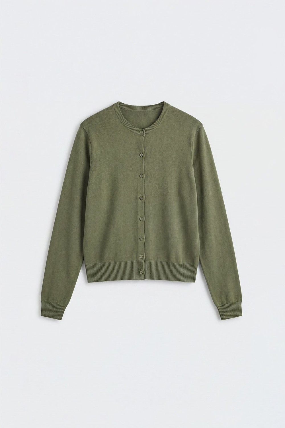 Suud Collection Ekru Lea Triko Hırka görsel 8