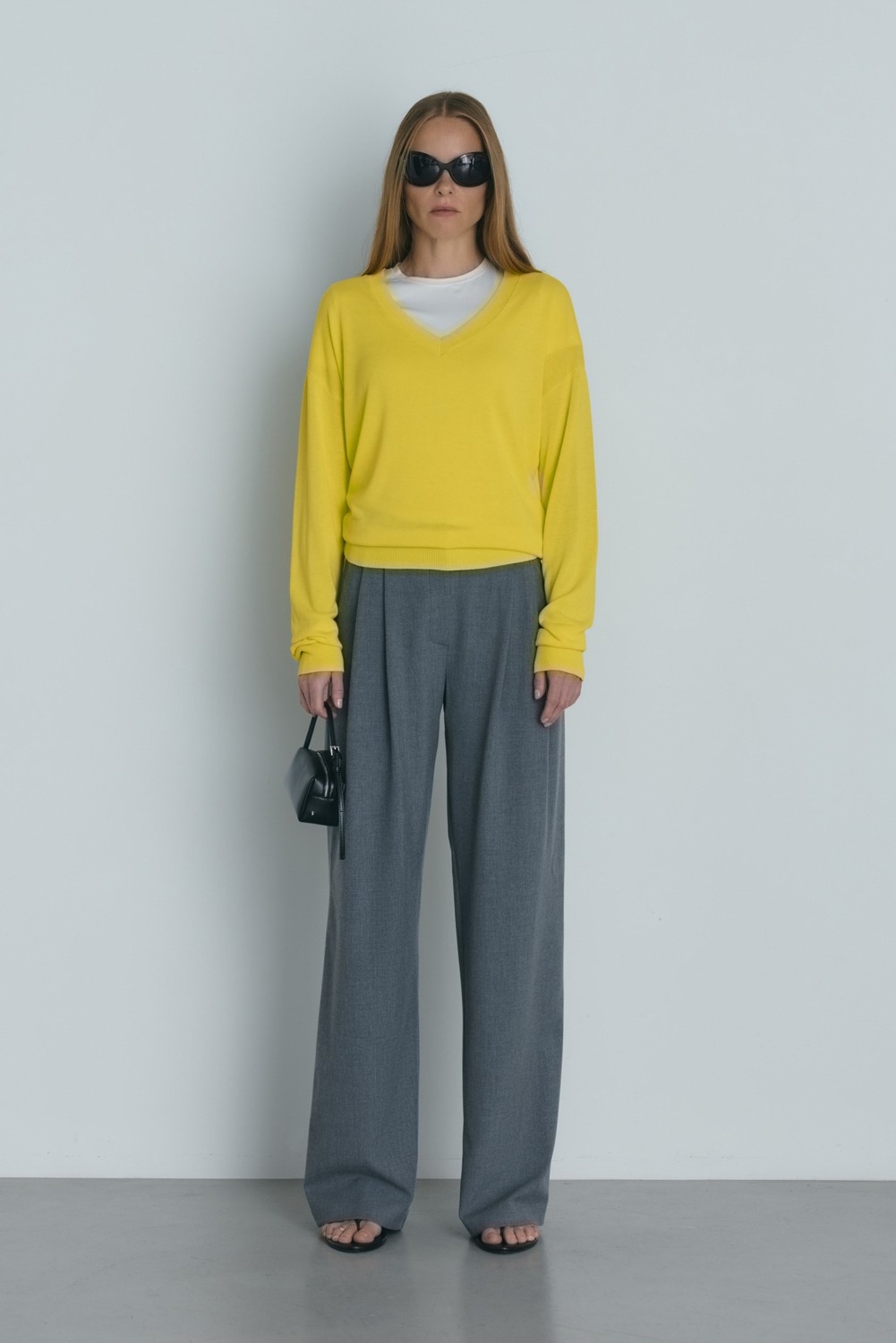 Suud Collection Füme Lina Pileli Pantolon görsel 6
