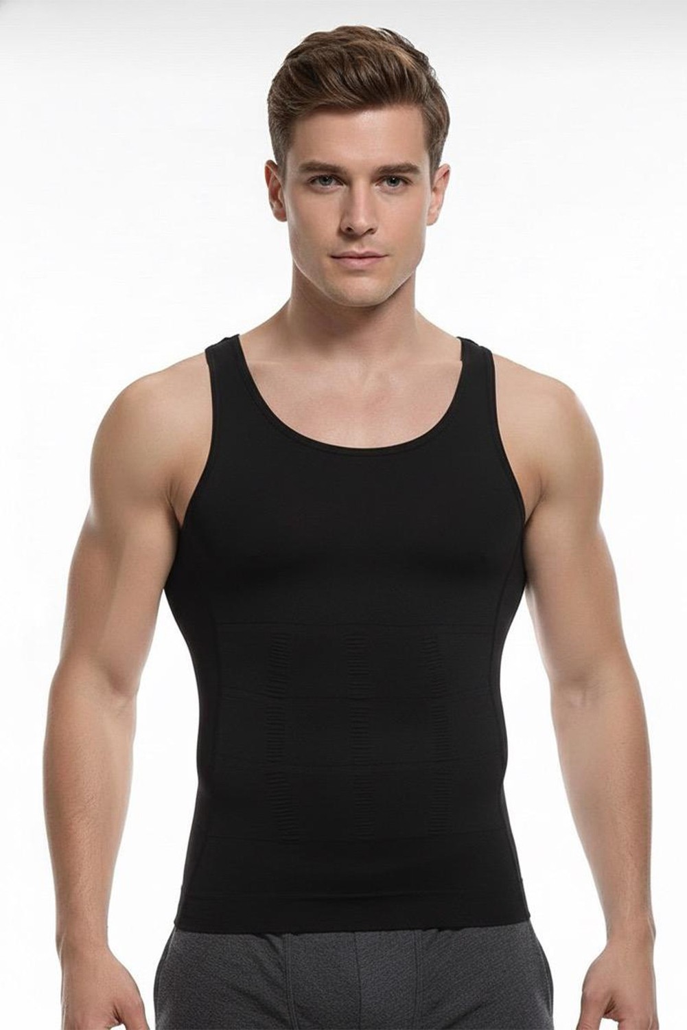 Fit Women Erkek Atlet Korse Bel Göğüs Göbek Sıkılaştırıcı Toparlayıcı Dik Duruşa Yardımcı 6050 görsel 7