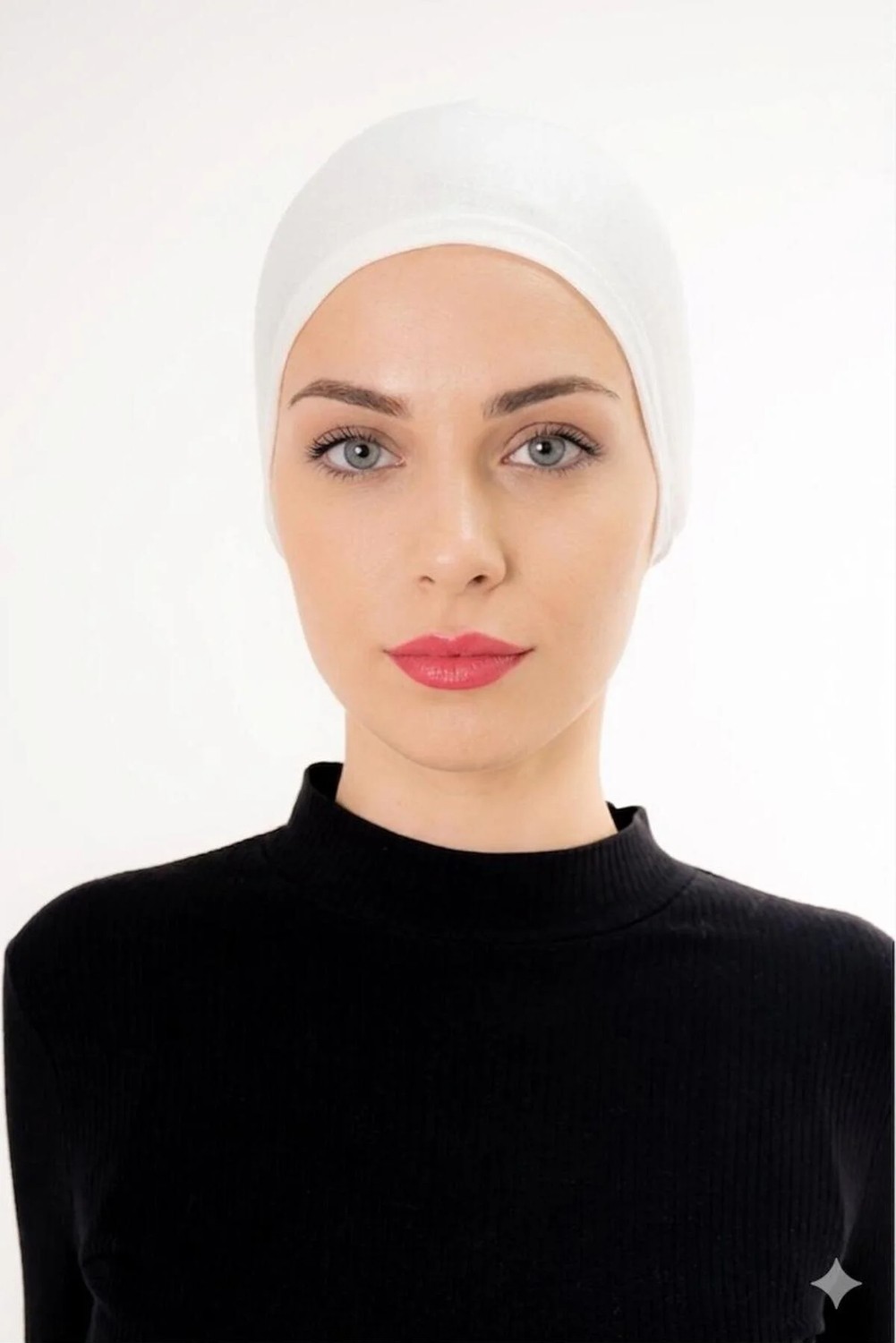 Flora Tekstil Bağlamalı Bone - Önü Dikişli - Siyah görsel 3