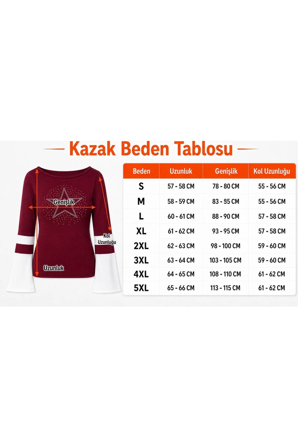 AQE FASHION Kadın Kayık Yaka Ispanyol Kol Taşlı Yıldız Detaylı Rahat Kesim Modern Şık Günlük Mint Gri Triko Kazak görsel 4