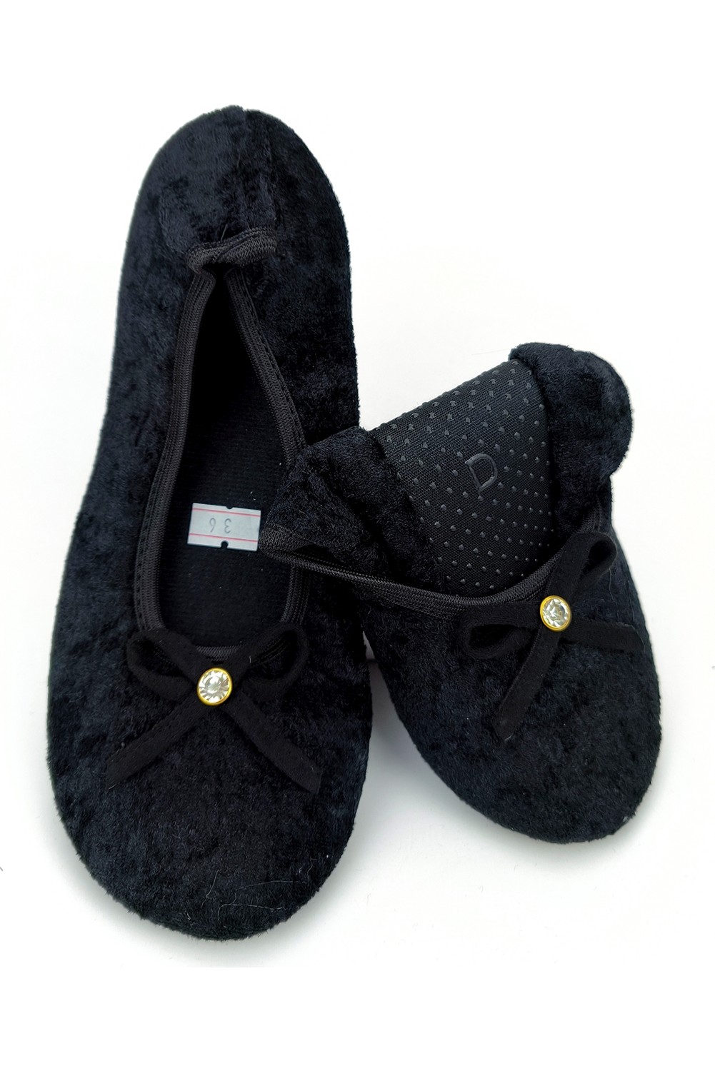 Ceyda Shoes Süslü Leopar Kadife Ev, Hac Tavaf Umre Babeti, Hediye, Günlük Babet,tüylü Babet, Panduf, Patik, Gösteri Pisi Pisi görsel 6