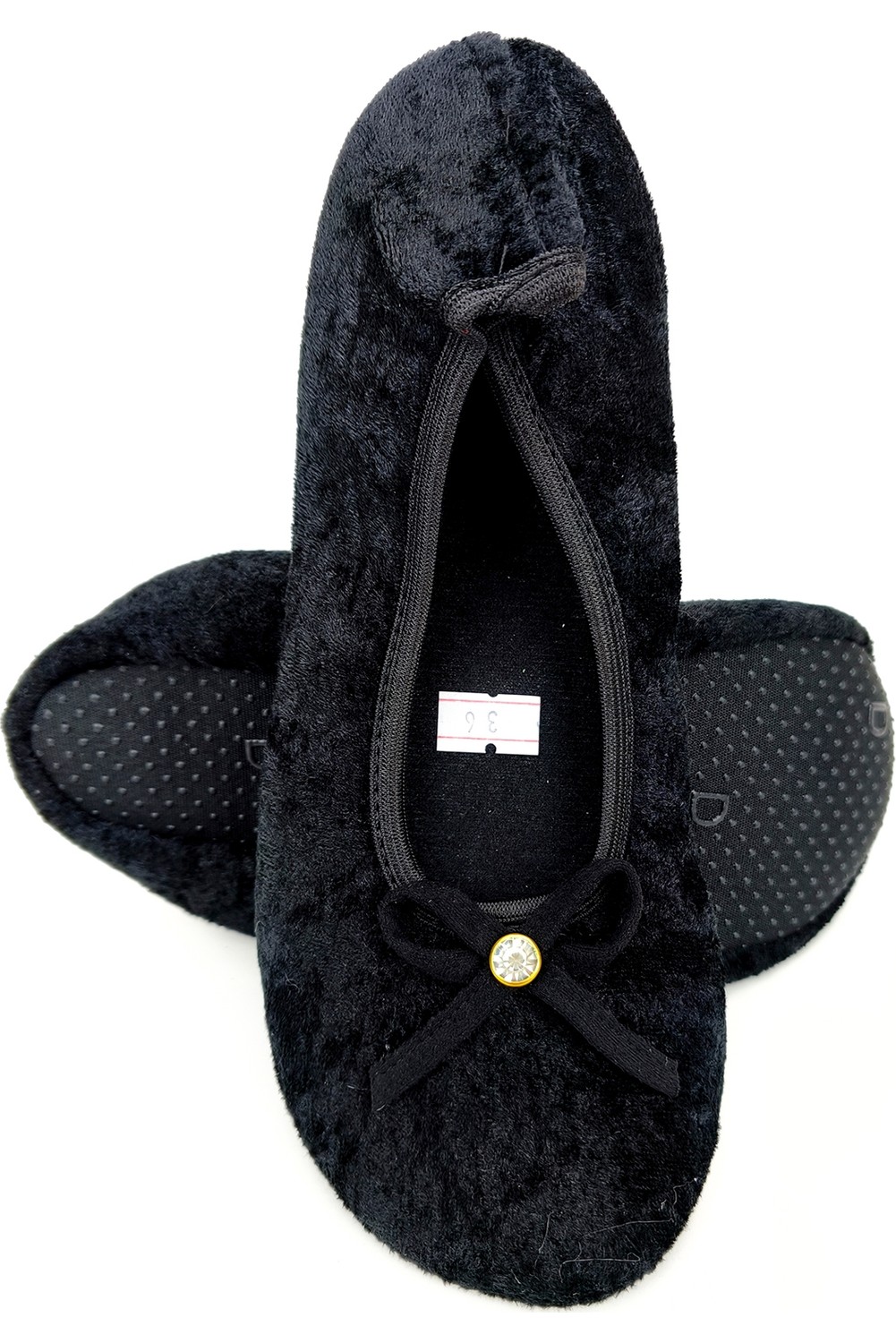 Ceyda Shoes Süslü Leopar Kadife Ev, Hac Tavaf Umre Babeti, Hediye, Günlük Babet,tüylü Babet, Panduf, Patik, Gösteri Pisi Pisi görsel 8