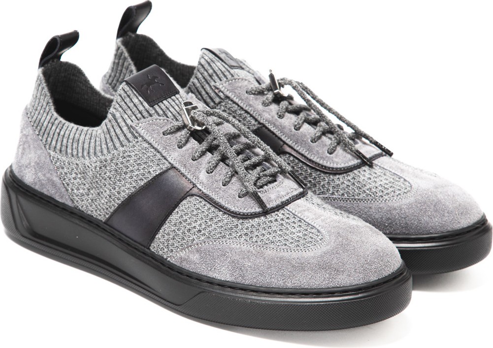 Franceschetti Erkek Oxford ( Klasik) 2259052.3520CI55 Franceschetti Camoscıo Grigio görsel 3