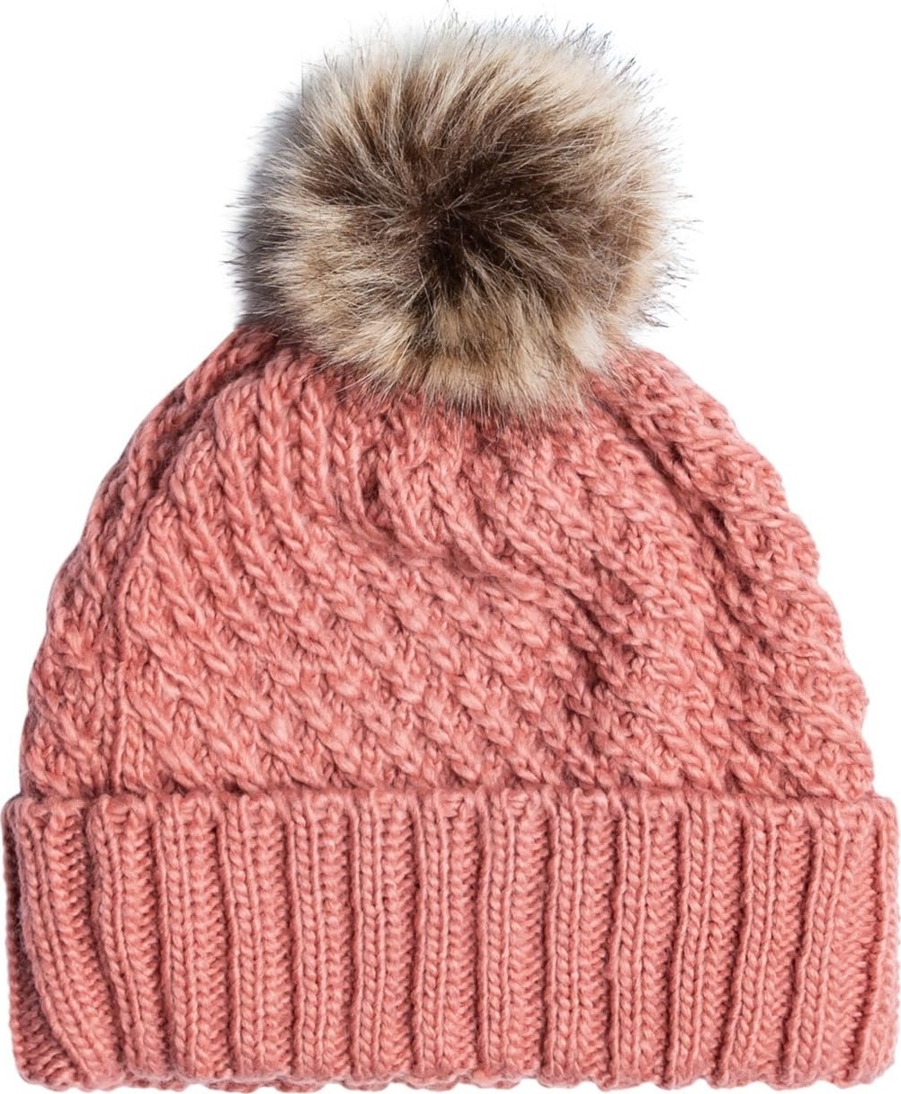 Aesco Roxy Kadın ERJHA04162 Blizzard Beanie Dusty Rose Bere, Pembe, 1sz görsel 4