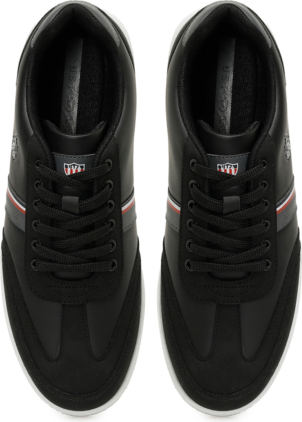 U.S. Polo Assn. Kares 5pr Siyah Erkek Sneaker görsel 4
