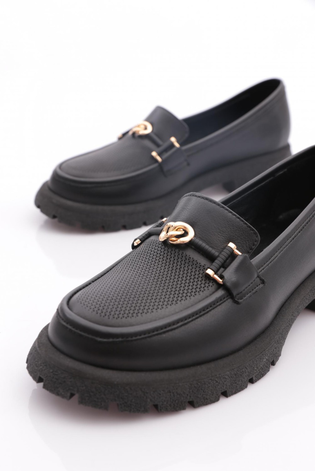 DGN 4269 Kadin Aksesuarli Loafer Ayakkabi görsel 4