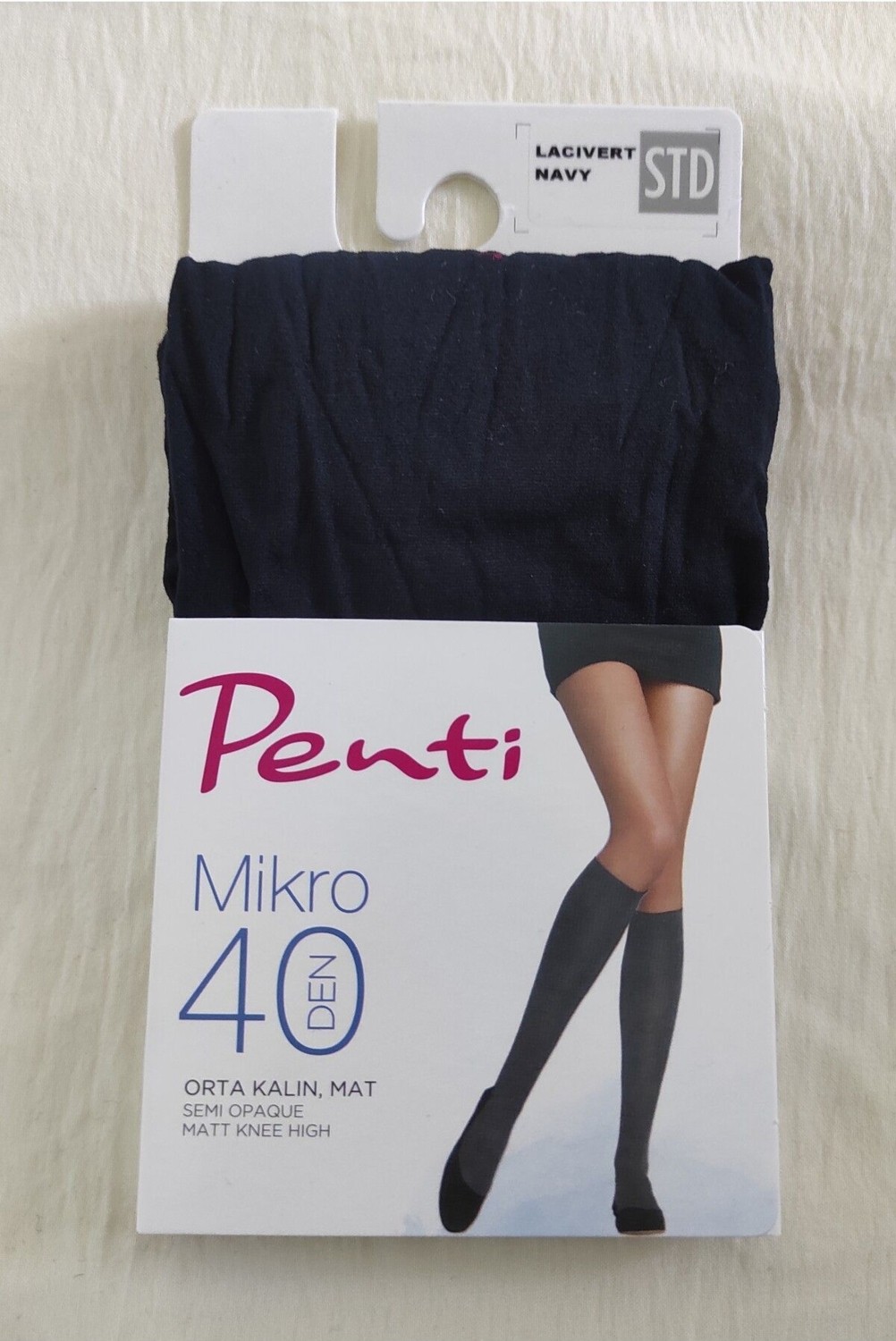 Penti Kadın Çorap -Kadın Diz Altı Orta Kalın Mikro Pantolon Çorabı 8'lı görsel 7