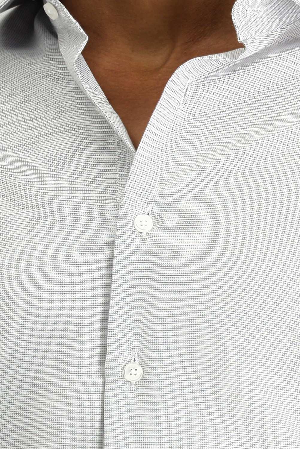 Kiğılı Uzun Kol Slim Fit Klasik Yaka Pamuklu Kolay Ütülenebilir Desenli Gömlek görsel 5