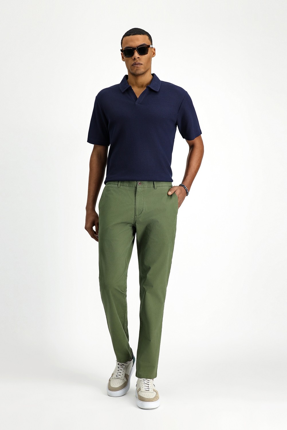 Kiğılı Relaxed Fit Rahat Kesim Likralı Kanvas / Chino Pantolon görsel 8