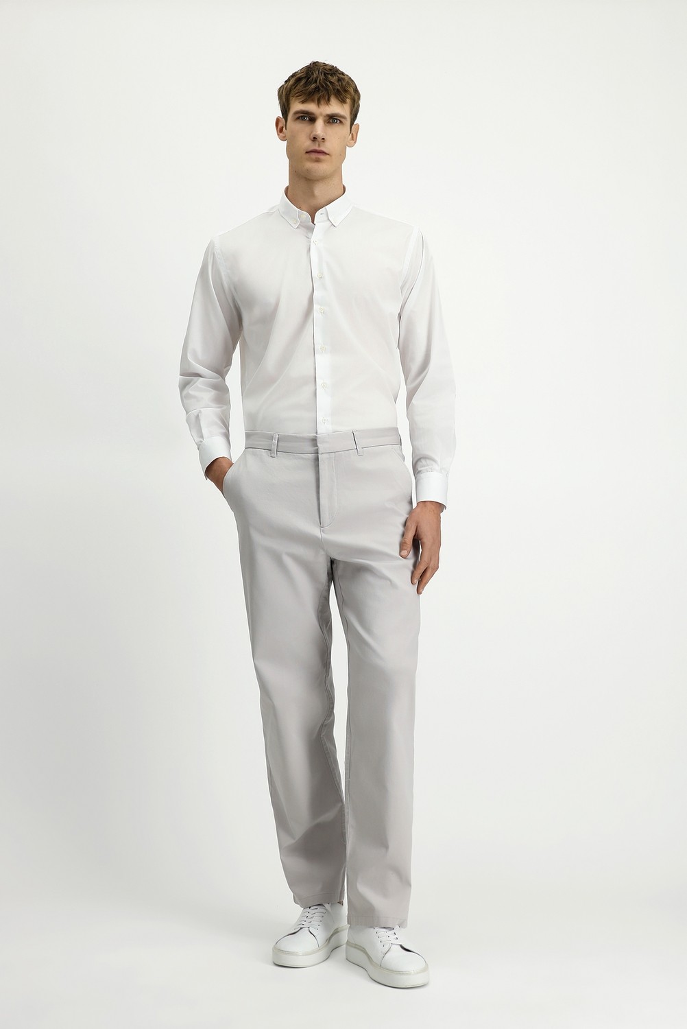 Kiğılı Regular Fit Standart Kesim Likralı Kanvas / Chino Pantolon görsel 3