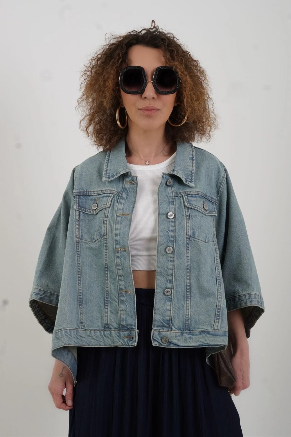 Zelish My Sister Mavi Denim Panço görsel 2