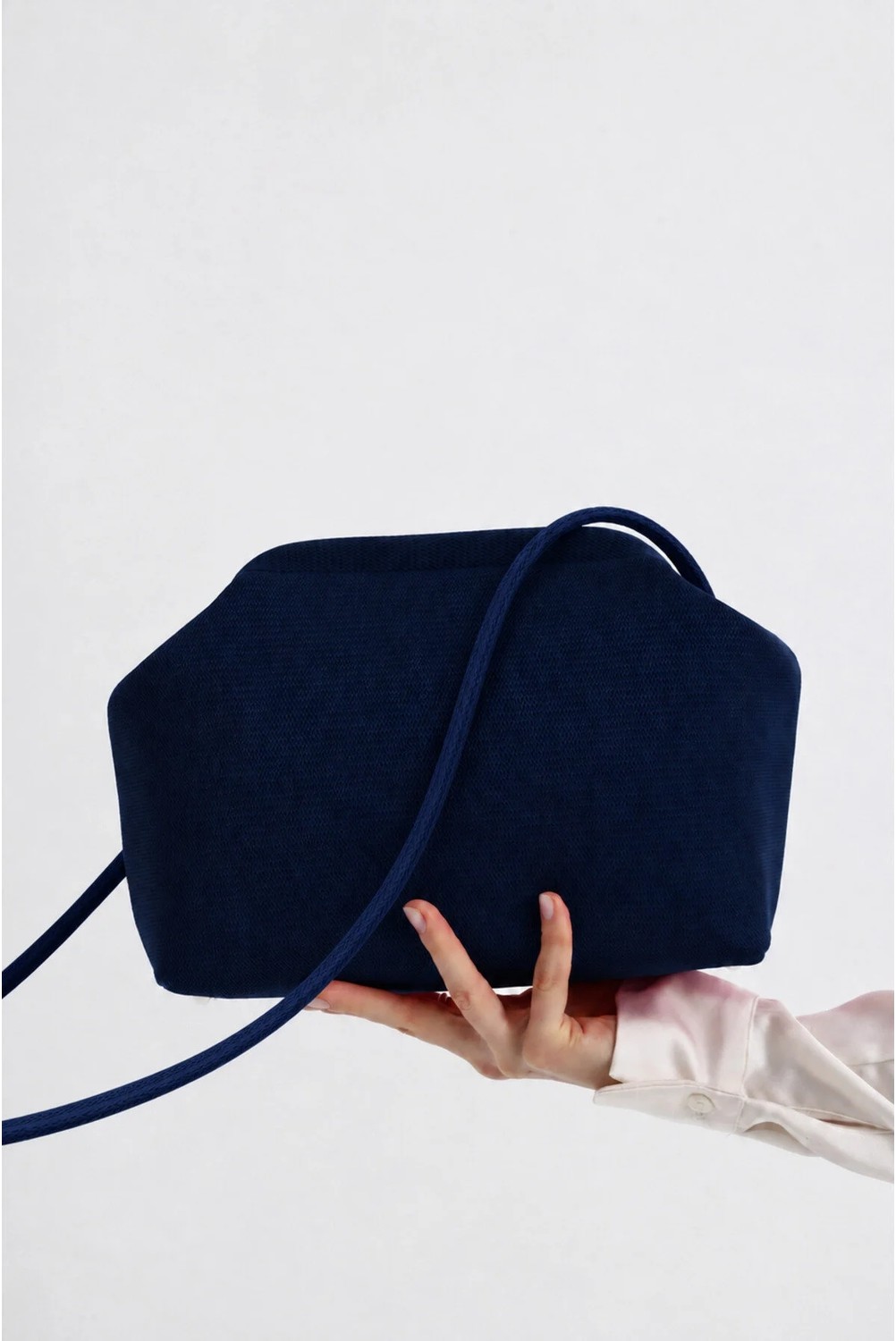 Heybes Kadın Kahverengi Askılı Clutch Portföy El Çantası görsel 5