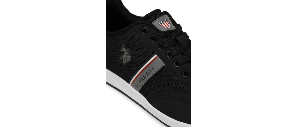 U.S. Polo Assn. Kares 4fx Siyah Erkek Sneaker görsel 7