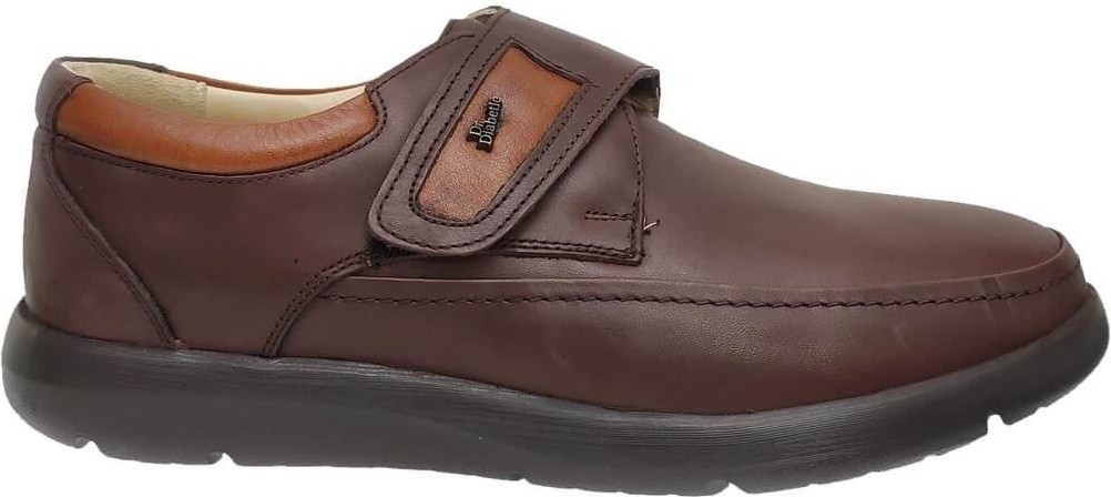 Dr.Comfort 10507 Ortopedik&Therapeutic Rocker Bottom Erkek Deri Ayk. Kahverengi görsel 2
