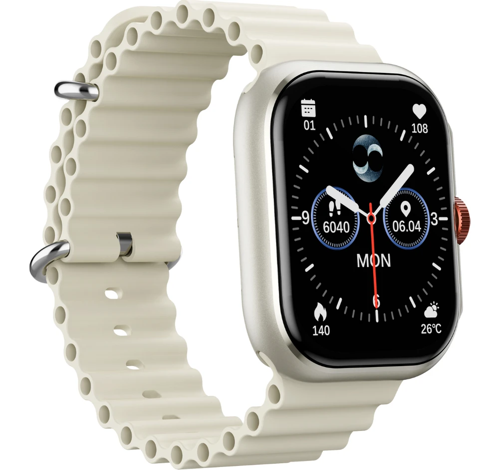 Resim Havit M9068 Akıllı Saat 2.01” Amoled, Metal Kasa, Bluetooth 5.4, IP68 Su Geçirmezlik 