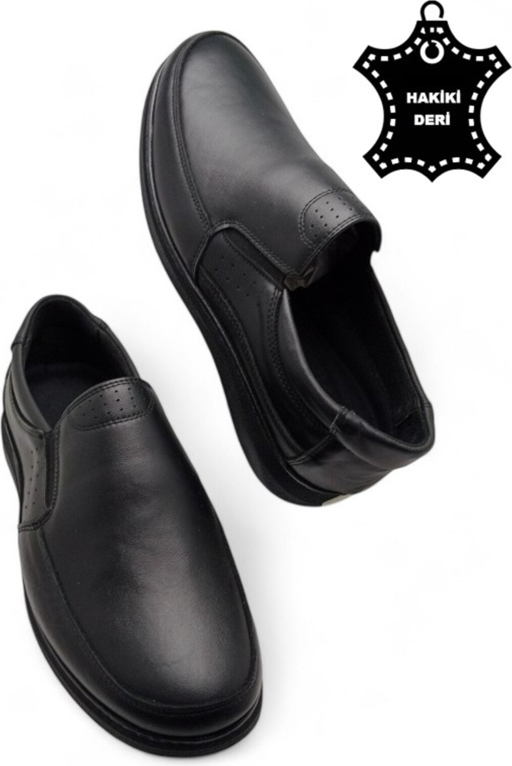 Magic Shoes Erkek Mevsimlik Hakiki Deri Ultra Rahat Klasik Günlük Baba Ayakkabısı görsel 4