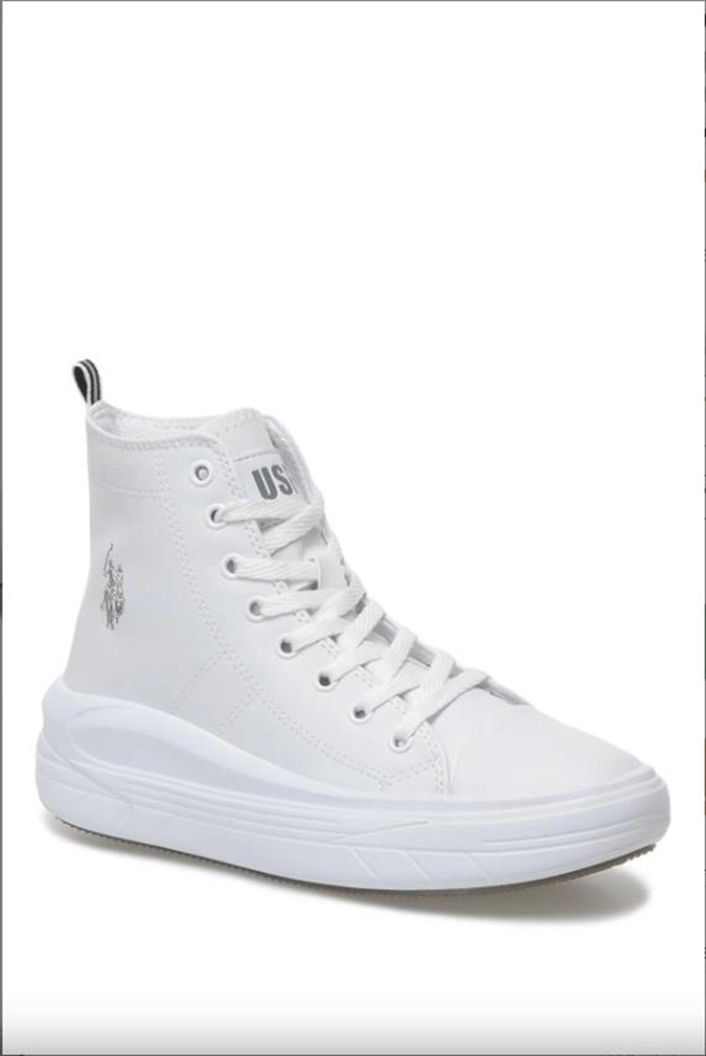 U.S. Polo Assn. U.S Polo Assn. 101163680 Clementıne PU 2PR Beyaz Kadın Spor Bot görsel 6