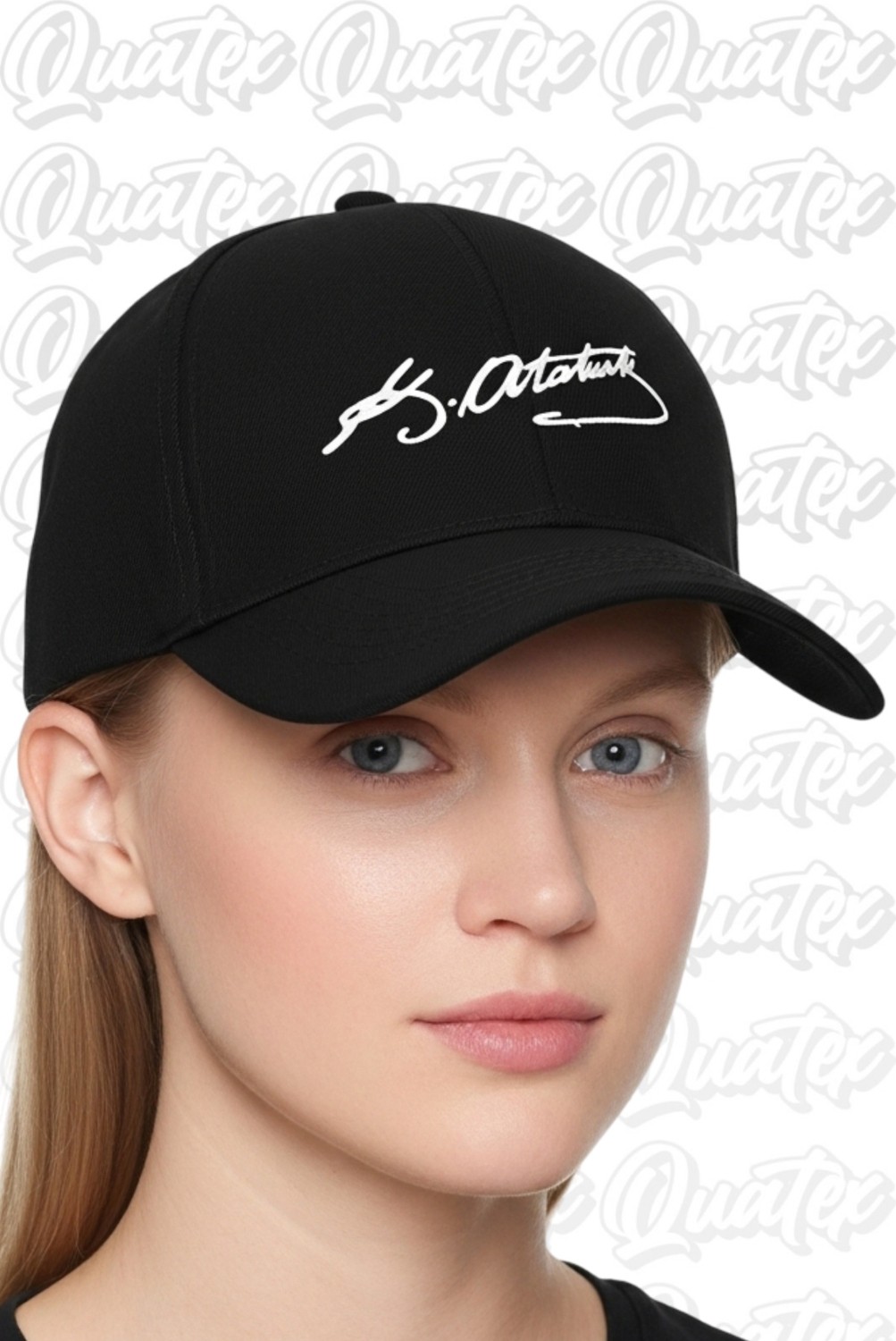 Quatex Mustafa Kemal Atatürk Nakışlı Unisex Spor Şapka