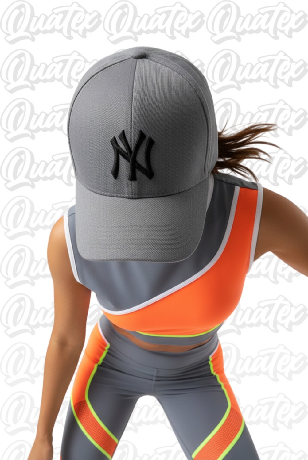 Quatex Unisex Ny 3'lü Kırmızı Set Şapka %83 Pamuk Desenli Renkli Tasarım Güneş Koruması