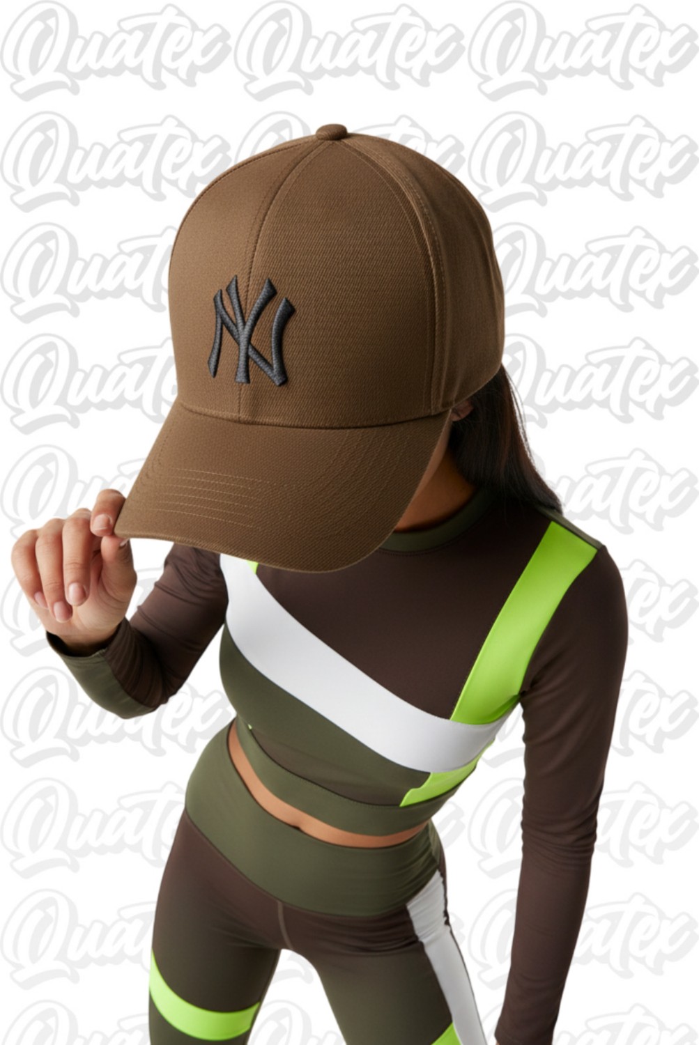 Quatex Unisex Ny 3'lü Kırmızı Set Şapka %83 Pamuk Desenli Renkli Tasarım Güneş Koruması görsel 2