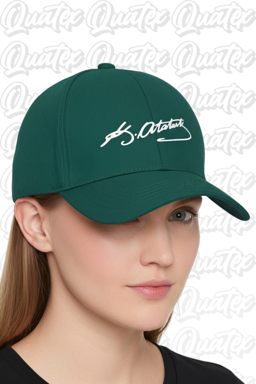 Quatex Limited Edition Nakışlı Haki Spor Unisex Şapka A Kalite Ürün görsel 2