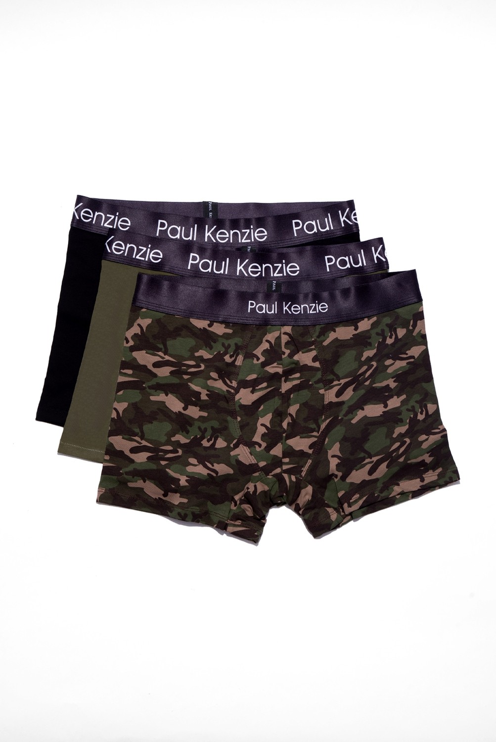 Paul Kenzie 3'lü Erkek Boxer - Camo