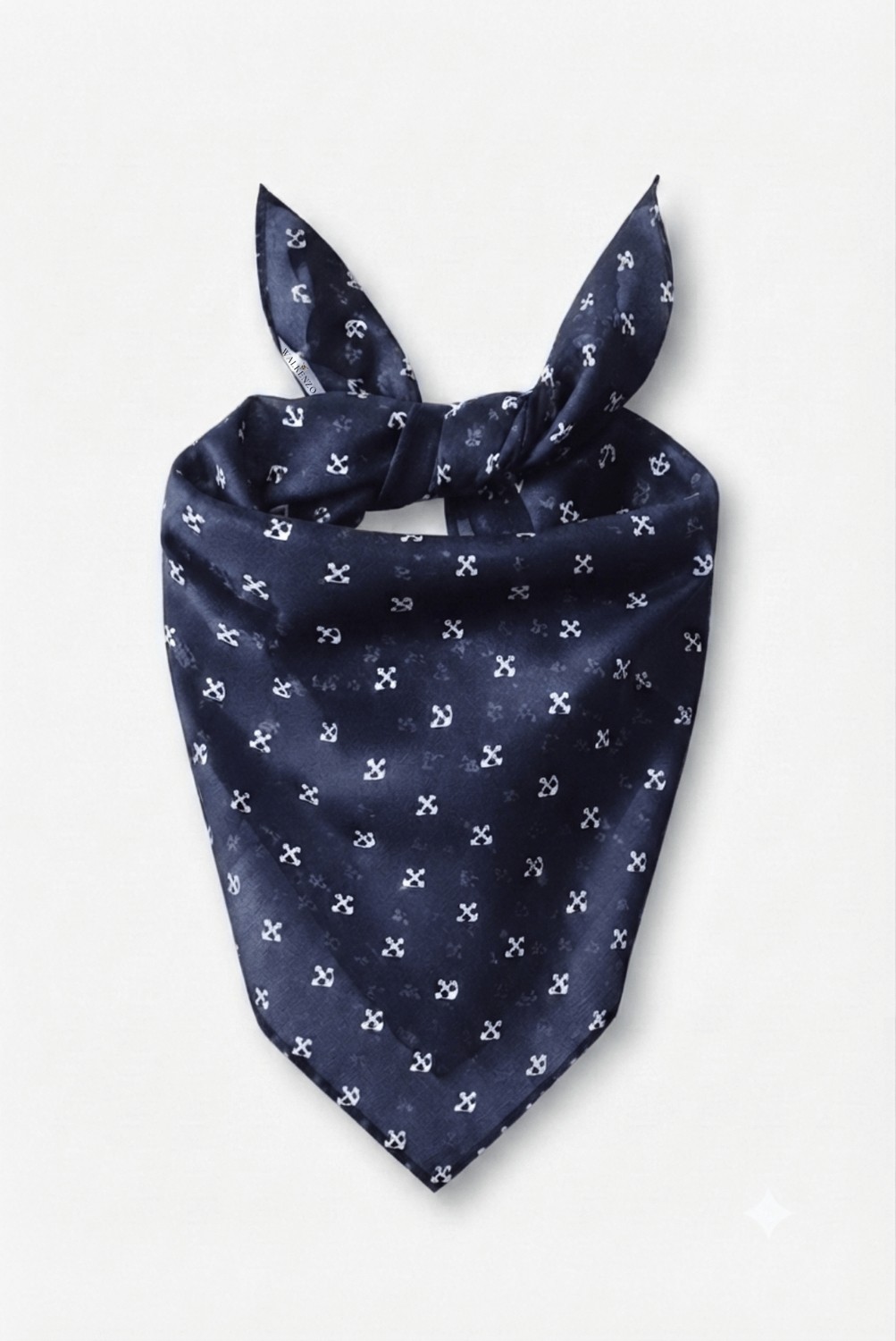 Walkenzo Anchor Çapa Desenli %100 Pamuklu Çok Amaçlı Bandana Fular