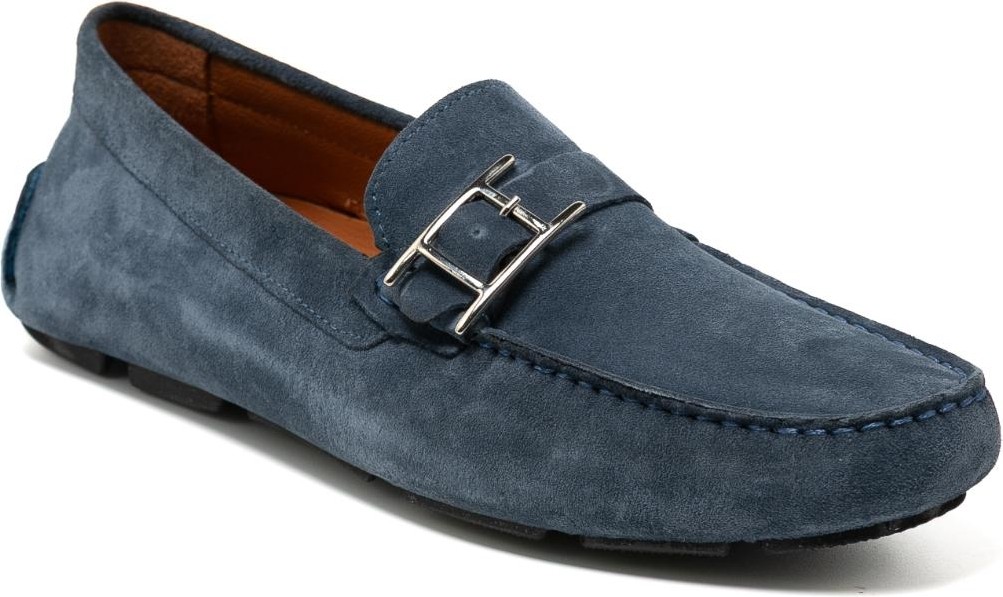 Giuseppe Mengoni Erkek Oxford ( Klasik) MO-7574A044-7574 Giuseppe Mengoni Indigo Süet görsel 2