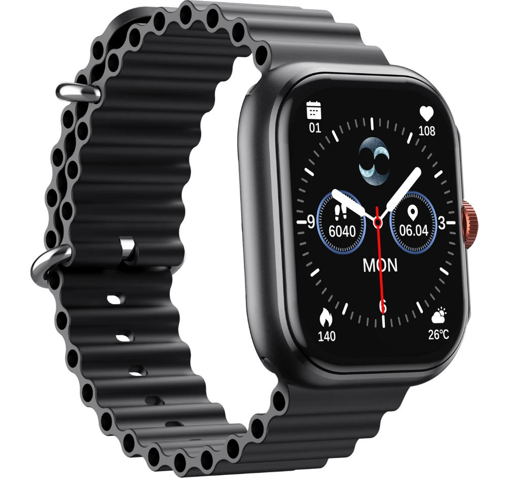 Resim Havit M9068 Akıllı Saat 2.01” Amoled, Metal Kasa, Bluetooth 5.4, IP68 Su Geçirmezlik 