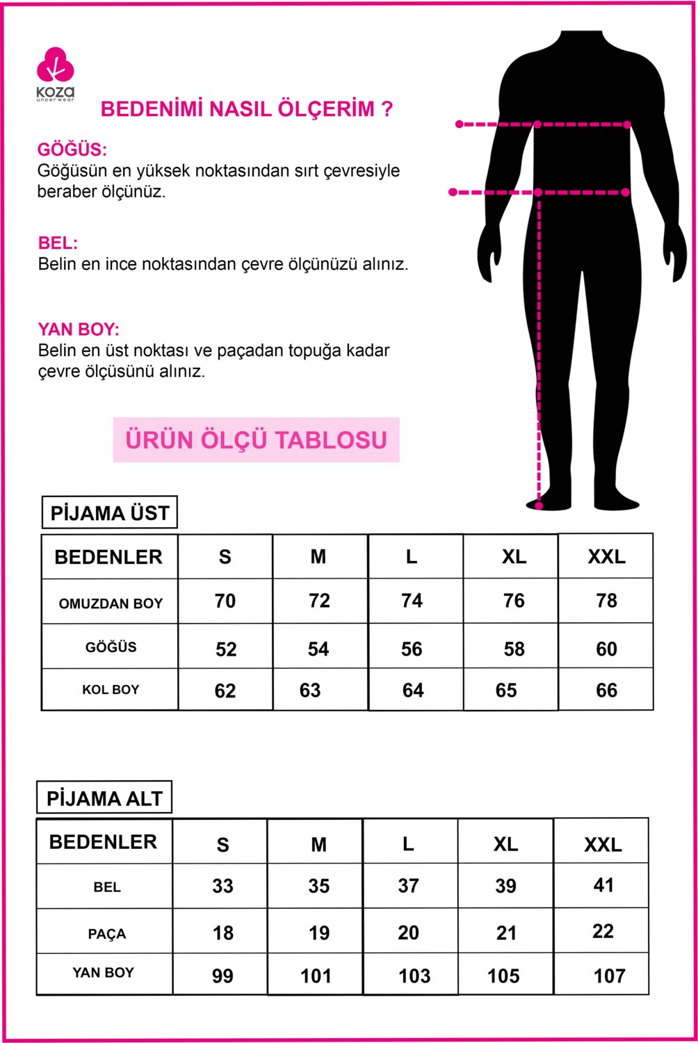 Koza İç Giyim Erkek Pamuklu Uzun Kollu Yamalı Ekose Desenli Pijama Takımı görsel 2