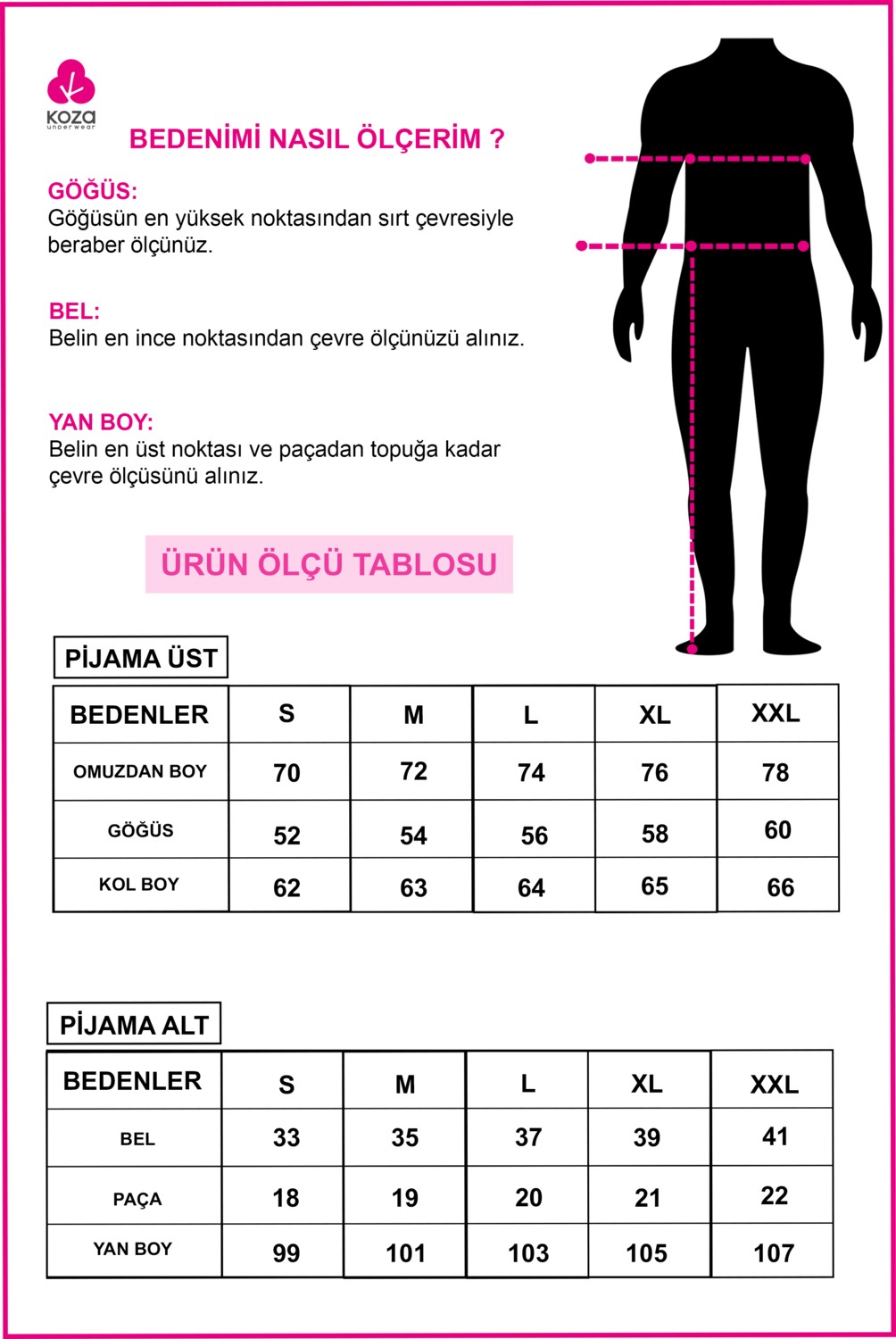 Koza İç Giyim Erkek Pamuklu Göğüs Cepli Ekose Desenli Uzun Kollu Cep Detaylı Pijama Takımı görsel 5