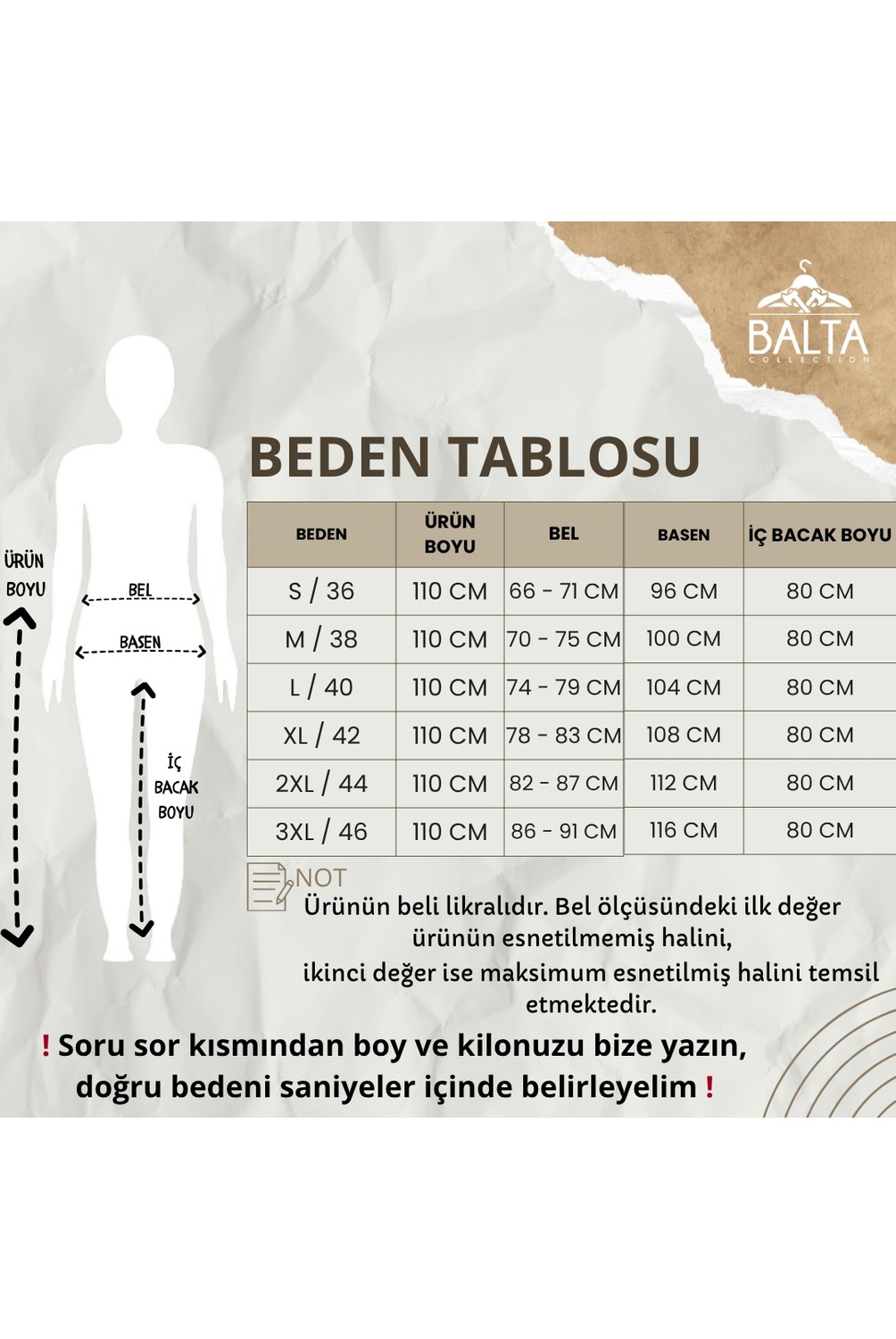 Balta Collection Kadın Yüksek Bel Pileli Düğmeli Likralı Esnek Rahat Kalıp Palazzo Pantolon görsel 2