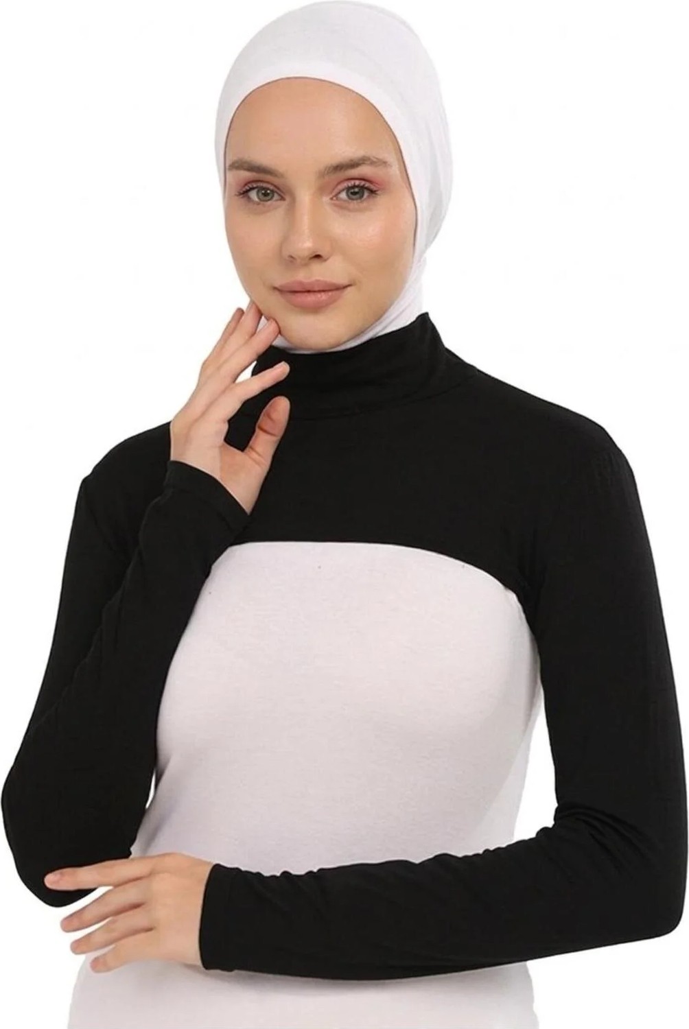 Flora Tekstil Balıkçı Yakalı Boyunluklu Kolluk görsel 6