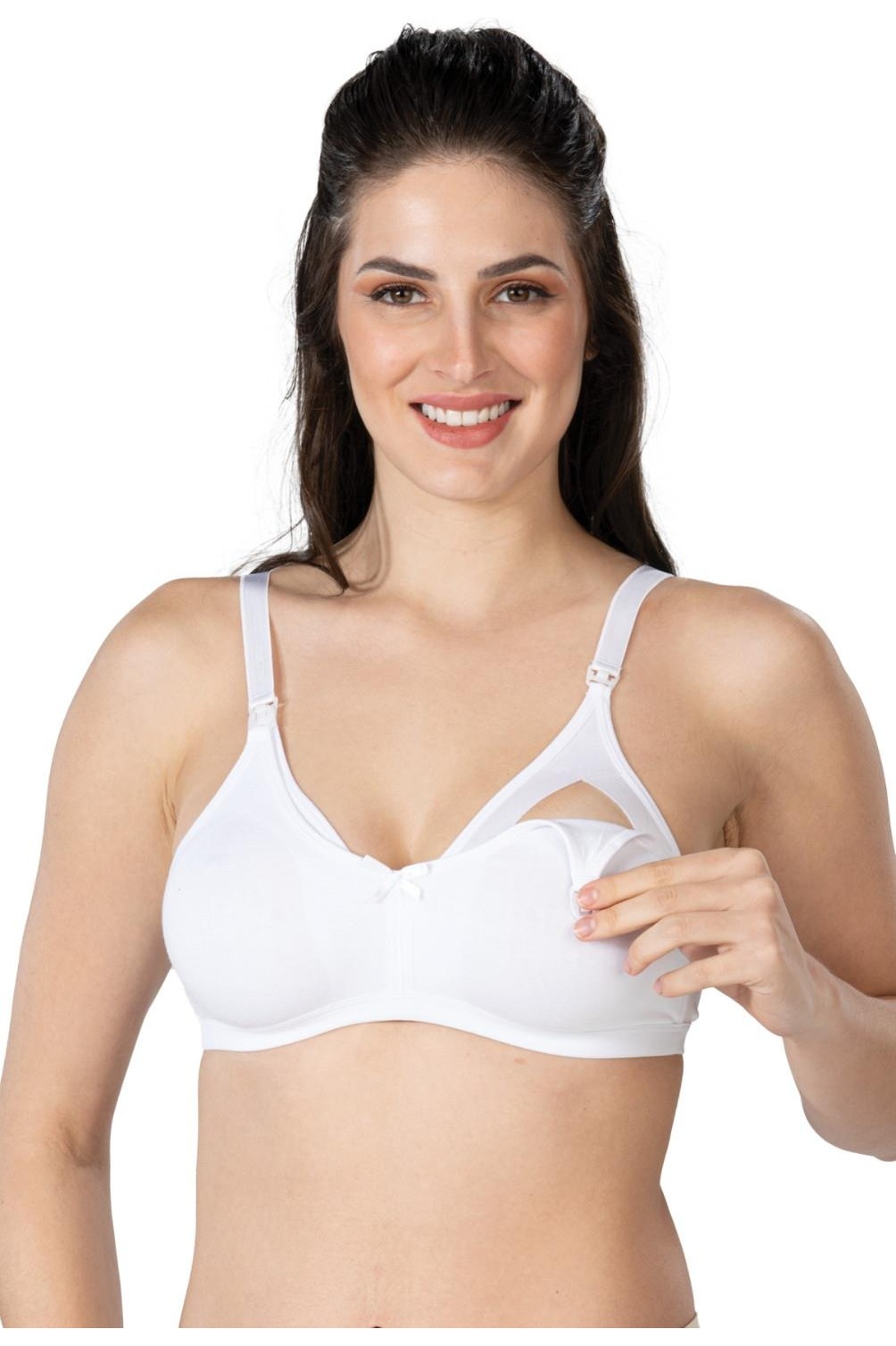 Beruflic Beyaz Mı Angel 1421 Modal Cotton Emzirme Sütyen