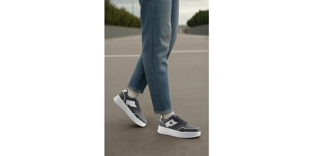Lumberjack Fıt 5fx Beyaz Kadın Sneaker Suni Deri Düz Tabanlı Konfor görsel 8