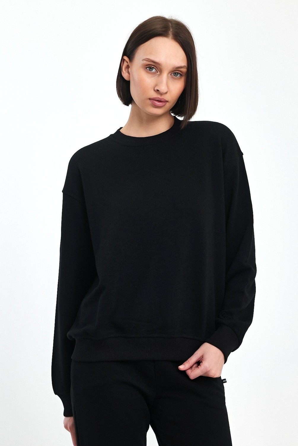 Odda Bisiklet Yaka Ince Sweatshirt
