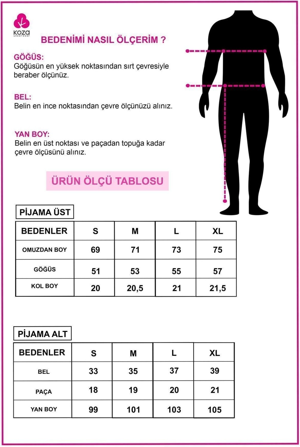 Koza İç Giyim Erkek Kısa Kollu Pamuklu Hayvan Desenli Pijama Takımı görsel 5