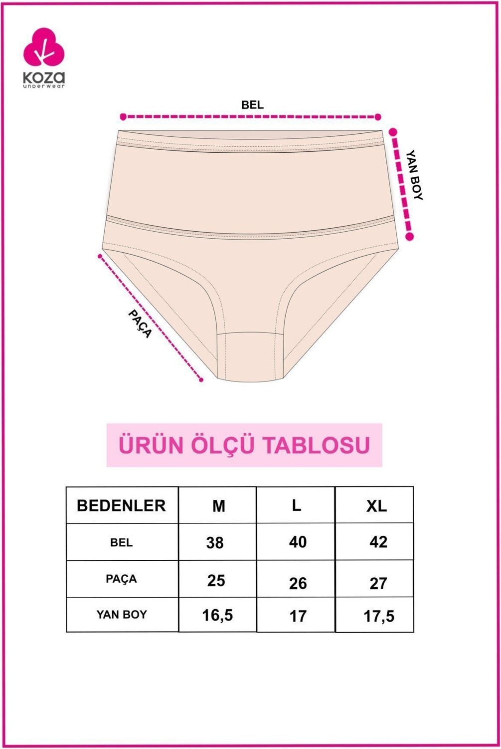 Koza İç Giyim Kadın 3'lü Pamuklu Hamile Külot Çok Renkli Nefes Alabilir Esnek Bel Tasarımı ile Rahatlık görsel 5