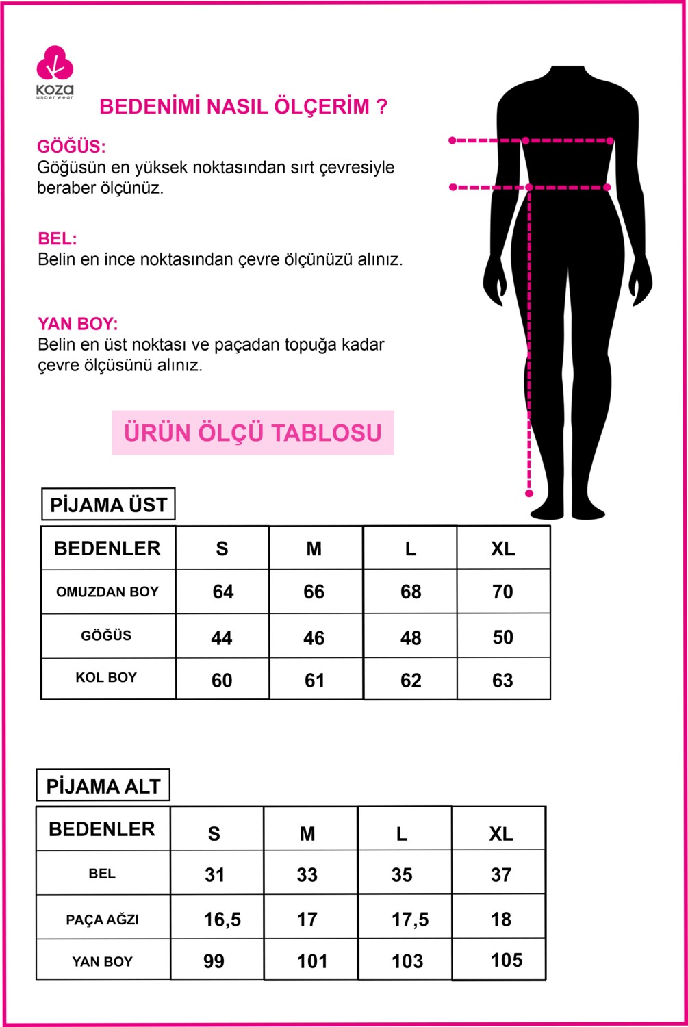 Koza İç Giyim Kadın Gri Pamuklu Kedili Örme Pijama Takımı Uzun Kol Konforlu ve Şık Tasarım görsel 5