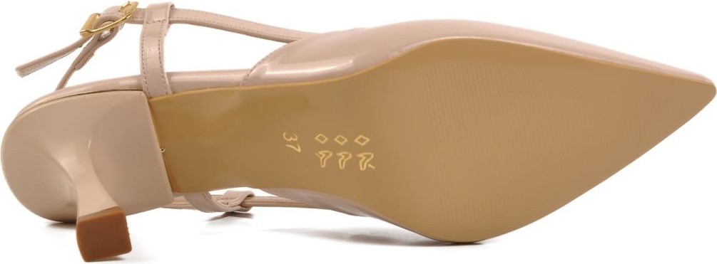 Pierre Cardin PC-54707 Z Krem Kadın Abiye Ayakkabı Stiletto görsel 5