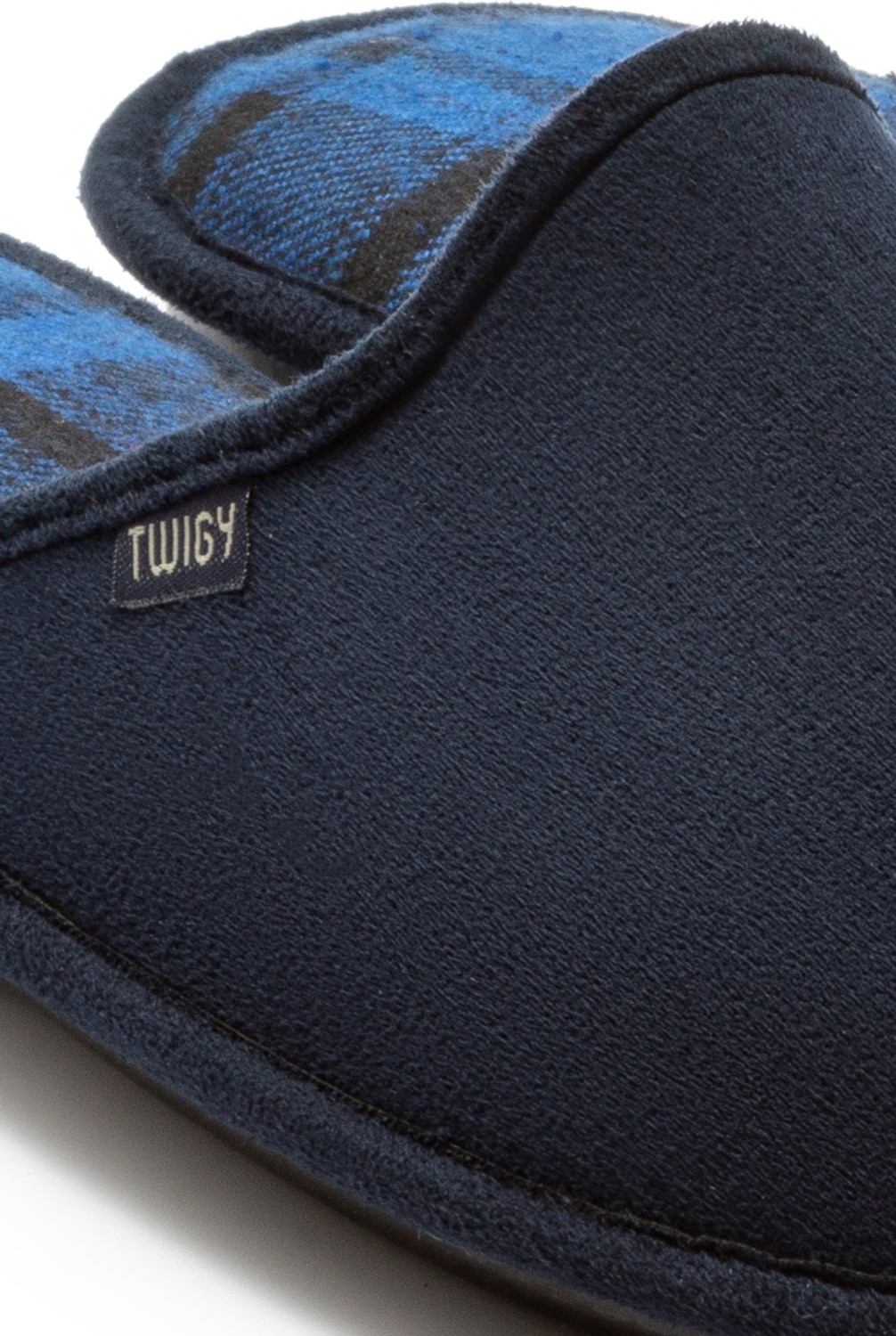 Twigy Ekose Erkek Ev Terliği Lacivert 41/46 görsel 3