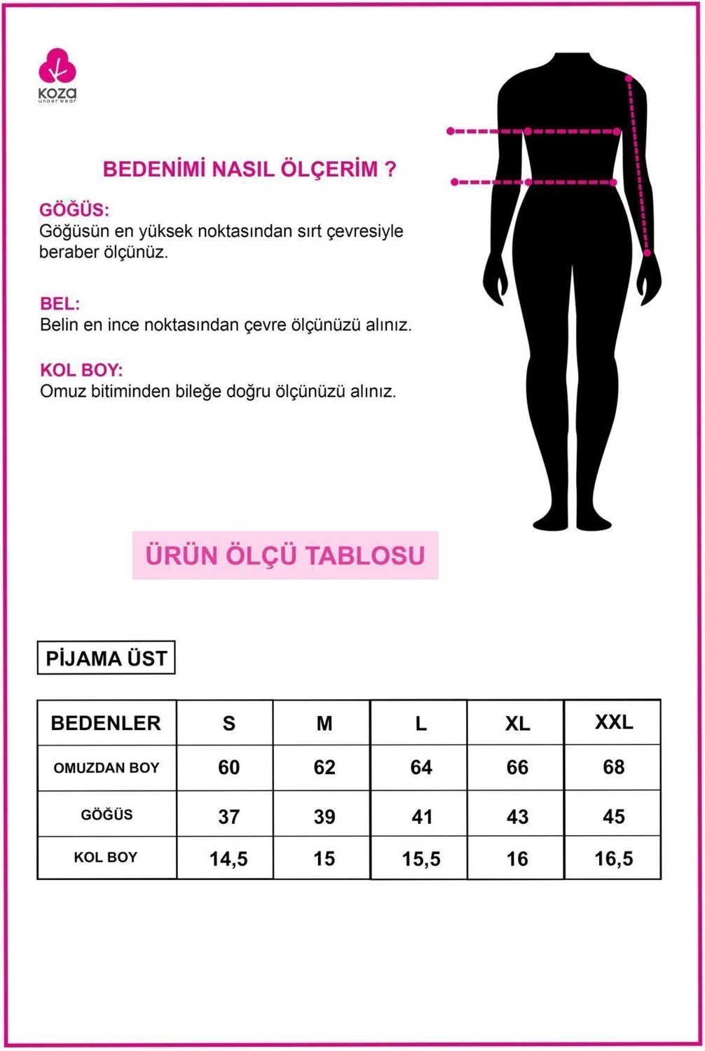 Koza İç Giyim Kadın Kısa Kollu Likralı Pamuklu Yarım Balıkçı Body görsel 3