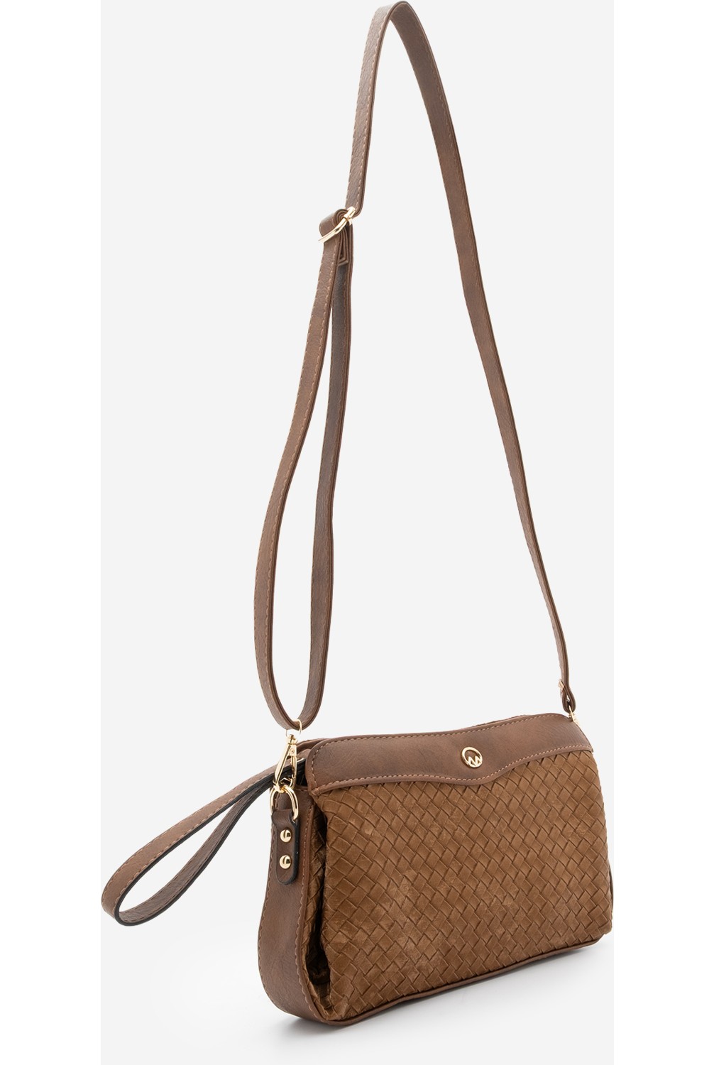 Marjin Kadın Fermuarlı İç Cepli Clutch Çapraz Askılı El ve Omuz Çantası Faris Siyah görsel 3