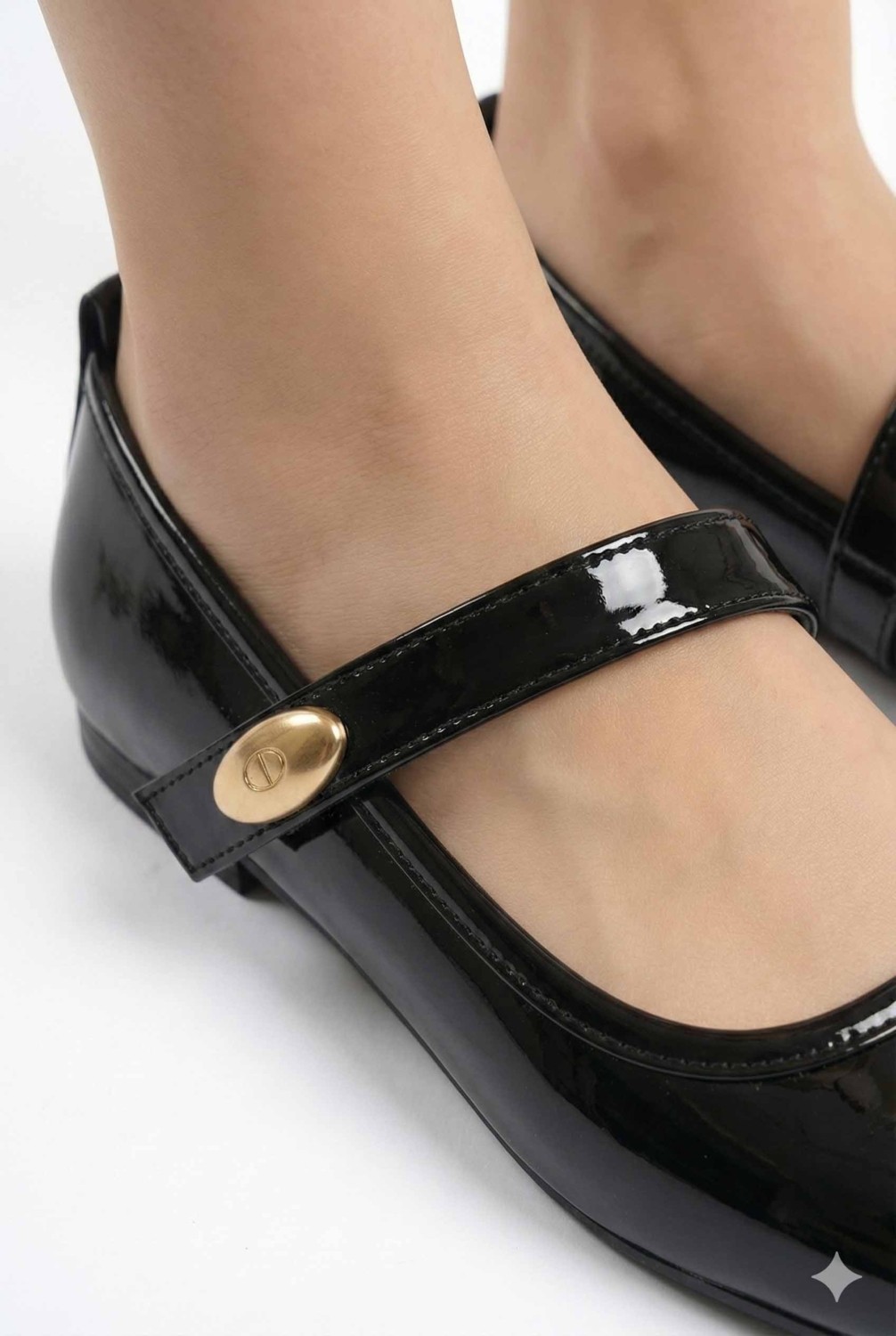 Nmoda Rugan Mary Jane Babet Şık Tokalı Ortopedik Taban Günlük Ayakkabı görsel 8