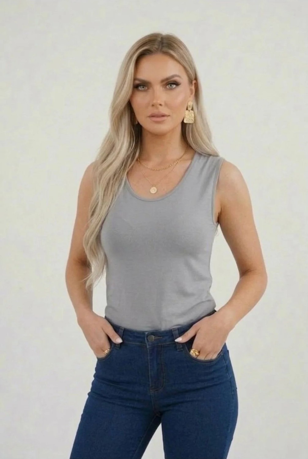 Hashtag Kadın Prenses Yaka Sıfır Kol Body Günlük Viskon Kumaş