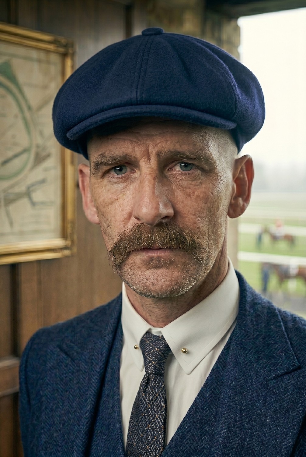 Takı Dükkanı Peaky Blinders Şapka Newsboy Trend 8 Parça Kasket Fötr CP224P görsel 3