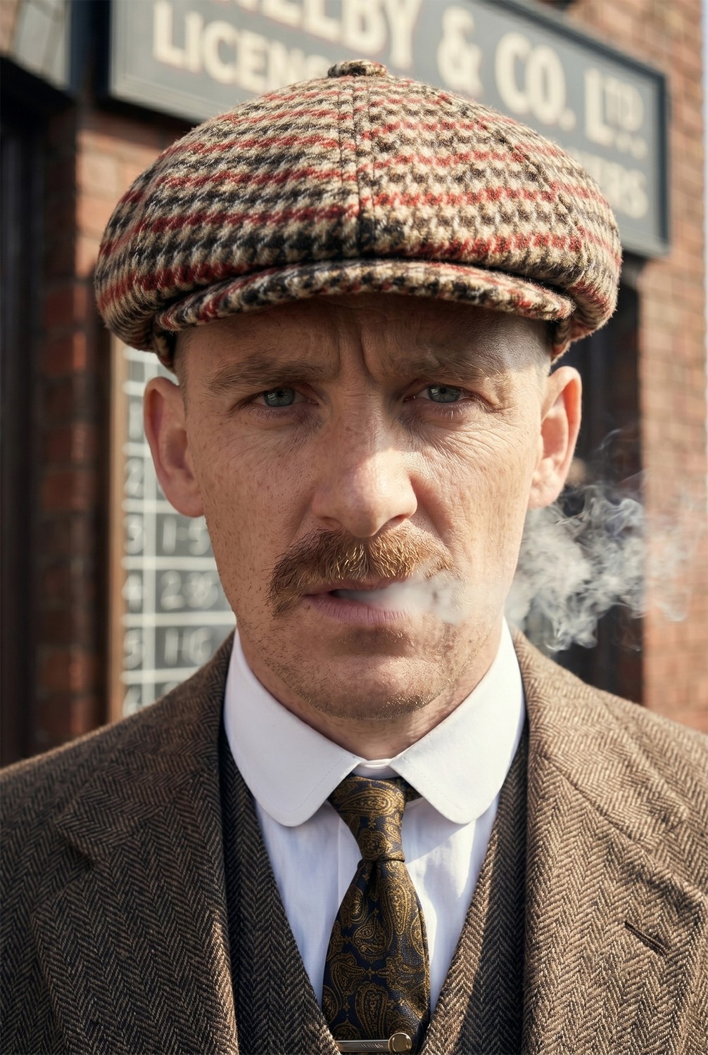 Takı Dükkanı Erkek Kasket Peaky Blinders Driver Kaşmir Şapka Bere Fötr cp224u görsel 8
